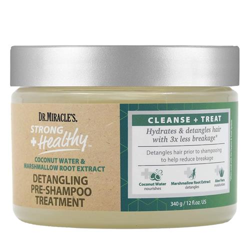 Dr. Miracle's Strong & Healthy Detangling Pre-Shampoo Treatment 12 fl oz