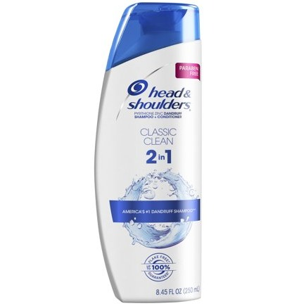 Head and Shoulders Classic Clean 2-in-1 Anti-Dandruff Shampoo + Conditioner 8.45OZ