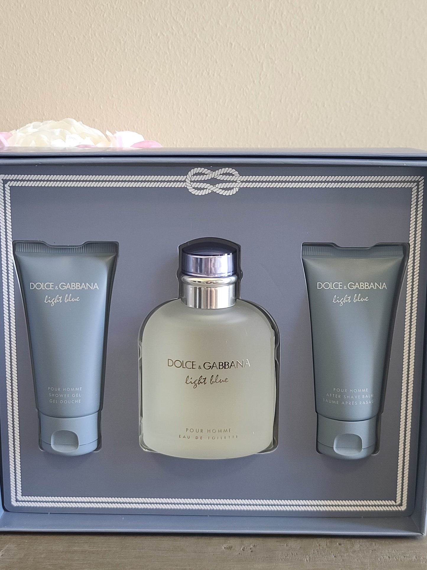 Dolce & Gabbana Light Blue Pour Homme for Men 3-Pc Gift Set