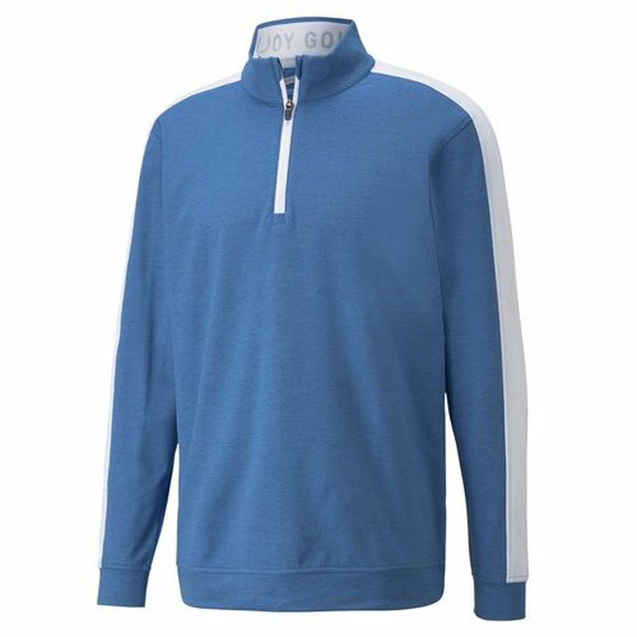 Puma Men's CLOUDSPUN T7 1/4 Zip Federal Blue
