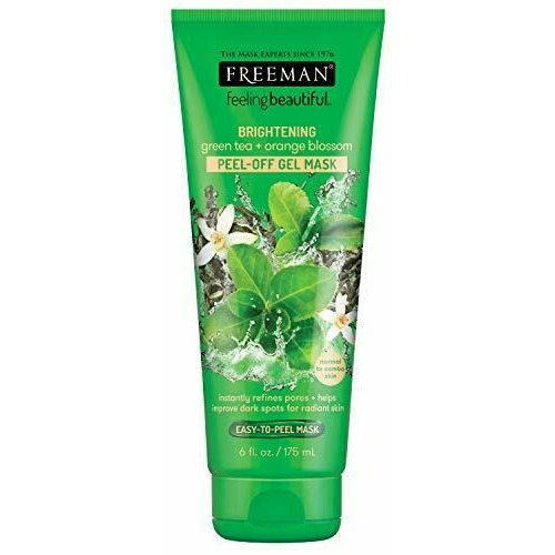 Freeman Brightening Green Tea Orange Blossom Peel Off Gel Mask 6 oz