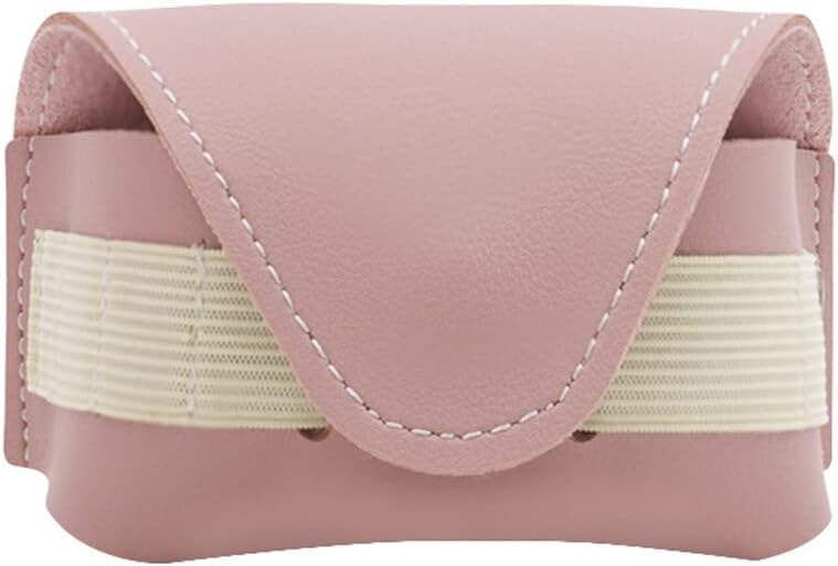 Golf Ball Waist Bag, Lightweight PU Leather Golf Ball Case Waist Holder Bag Portable Golf Storage Pouch Golf Tee Bag for Adults Mini Waist Bag for Golf Balls Sports Accessories