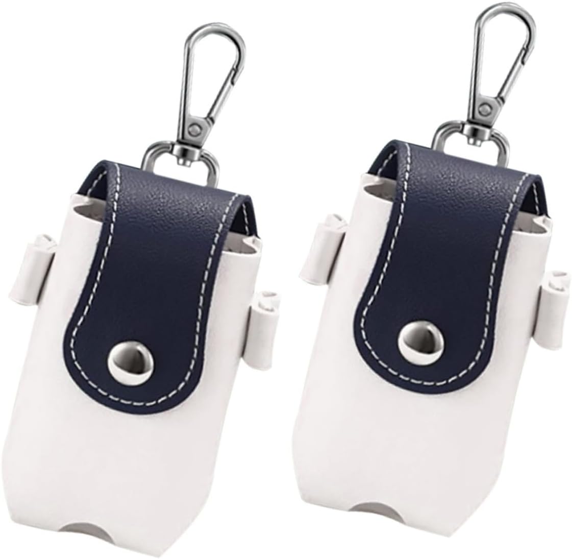 Milisten 2pcs Golf Bag Leather Case Golfs Ball Pouch Convenient Golfs Ball Bag Daily Use Golfs Tee Bag Golfs Tee Pouch Reusable Golfs Bag Anti-Scratch Golfs Bag Daily Use Golfs Tee Holder