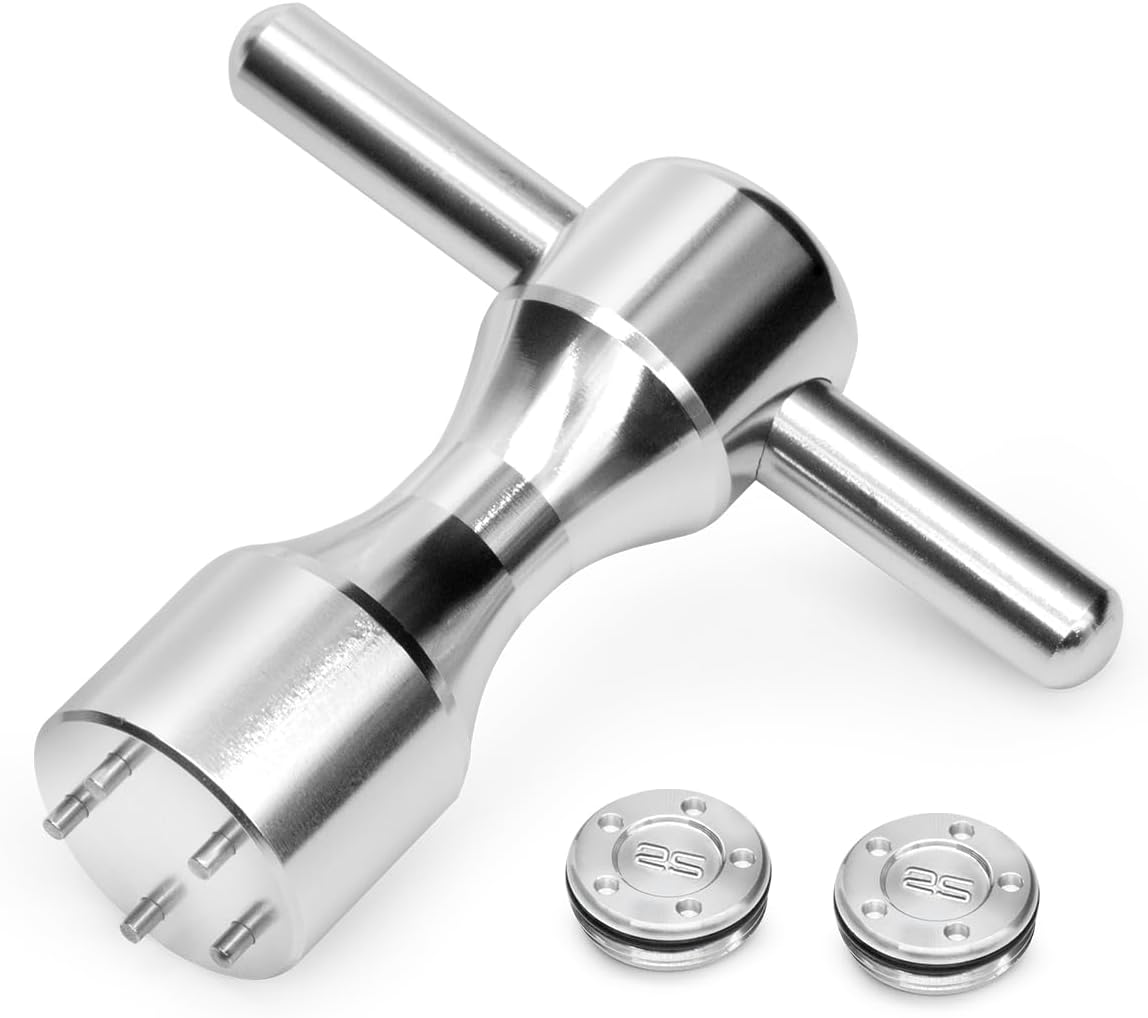 Golf Putter Head Weight 2pcs 5g/10g/15g/20g/25g/30g/35g/40g/45g with Wrench Kit Set Compatible with Titleist Scotty Cameron Putters Newport (25g+Wrench (2pcs))