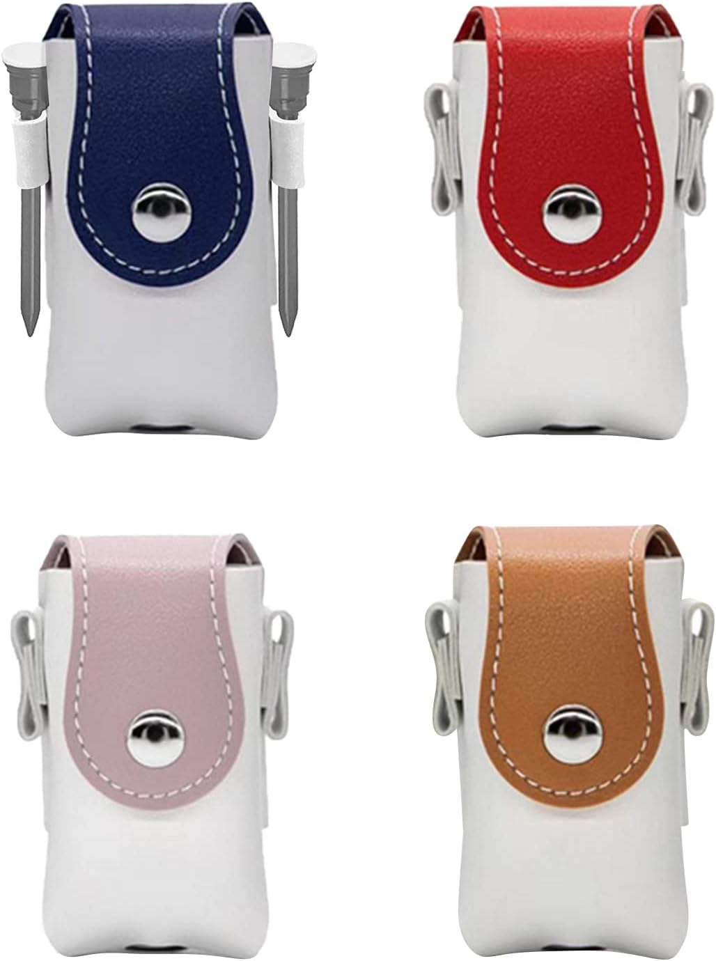 Golf Ball Waist Bag Pouch Golfer Sports Belt Waist Tee Holder Lightweight Sack Collector Portable Golf Utility Pouch for Men Women Kids Golf Gift