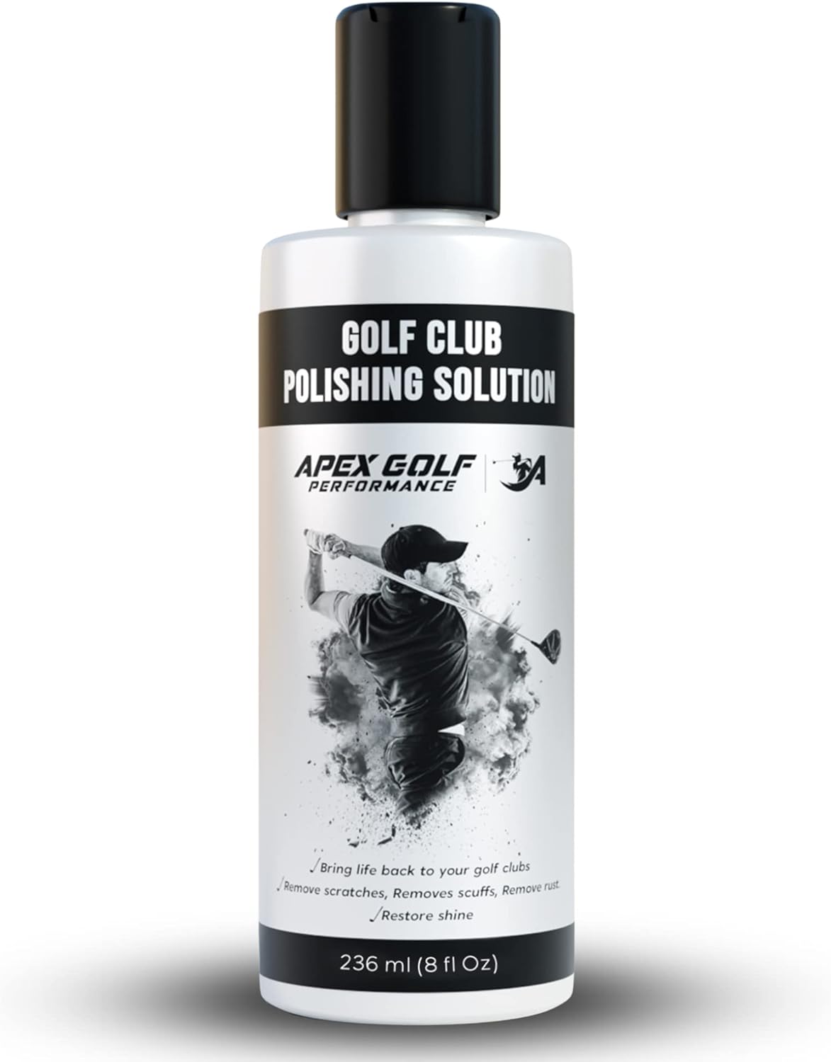 Golf Club Polish 8oz, Golf Club Cleaner, Golf Cleaning Kit, Club Cleaner, Golf Club Cleaning kit, Golf Club Polsihing Kit (New Formula)