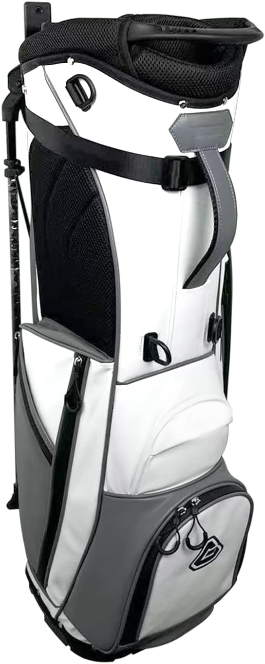 Golf Bag Storage Rack - Wall Mount Garage Organizer for Golf Bag, Hang Golf Bag Off Floor, Practical and Mighty Rack, Golf Bag Holder for Garage, Home, Basement