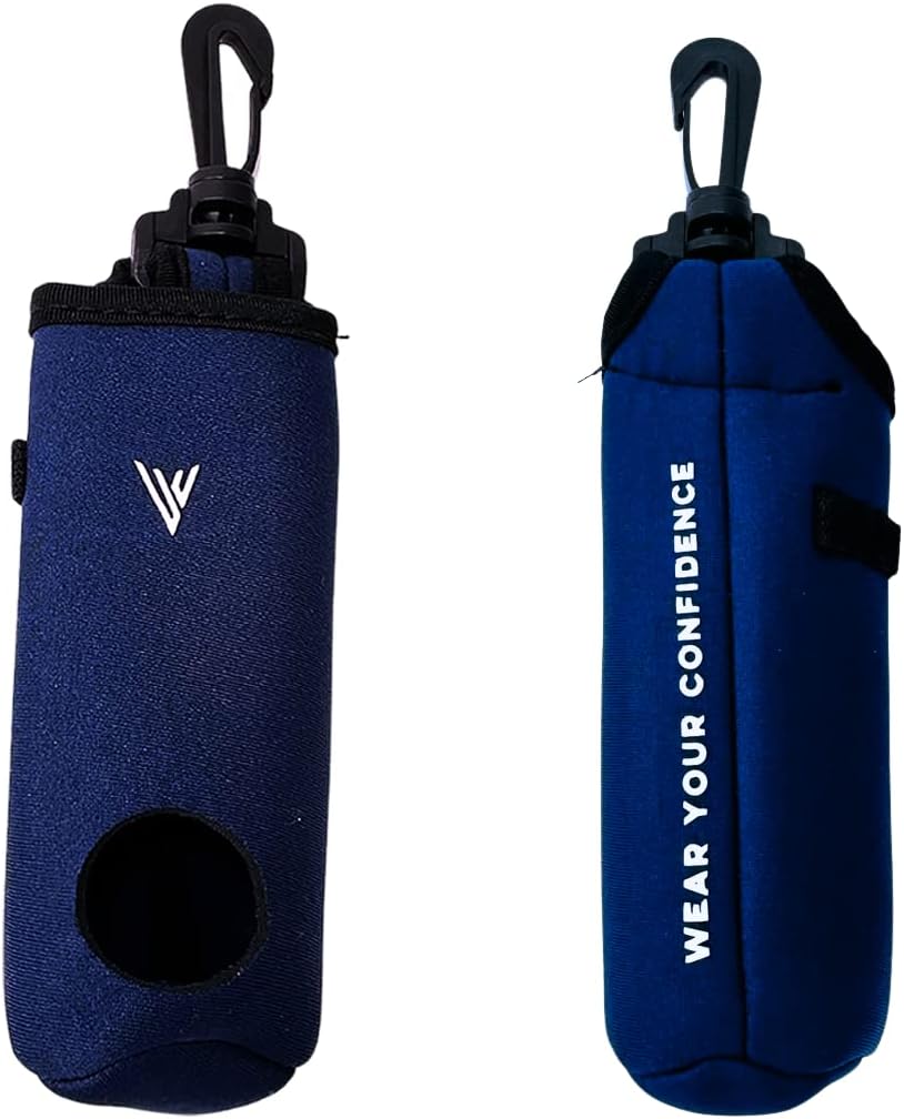 Sports Three Balls Golf Tee Holder Golf Ball Carry Bag Pouch Golf Ball Holder Keychain Belt Clip Golf Gifts Accessories Birthday