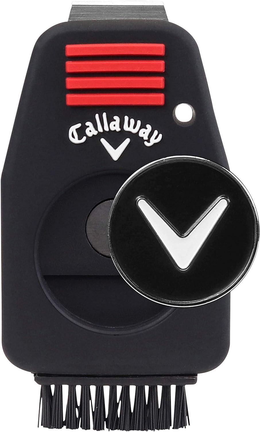 Callaway Golf CNC Combo Groove Performance Cleaner Tool & Ball Marker,Black