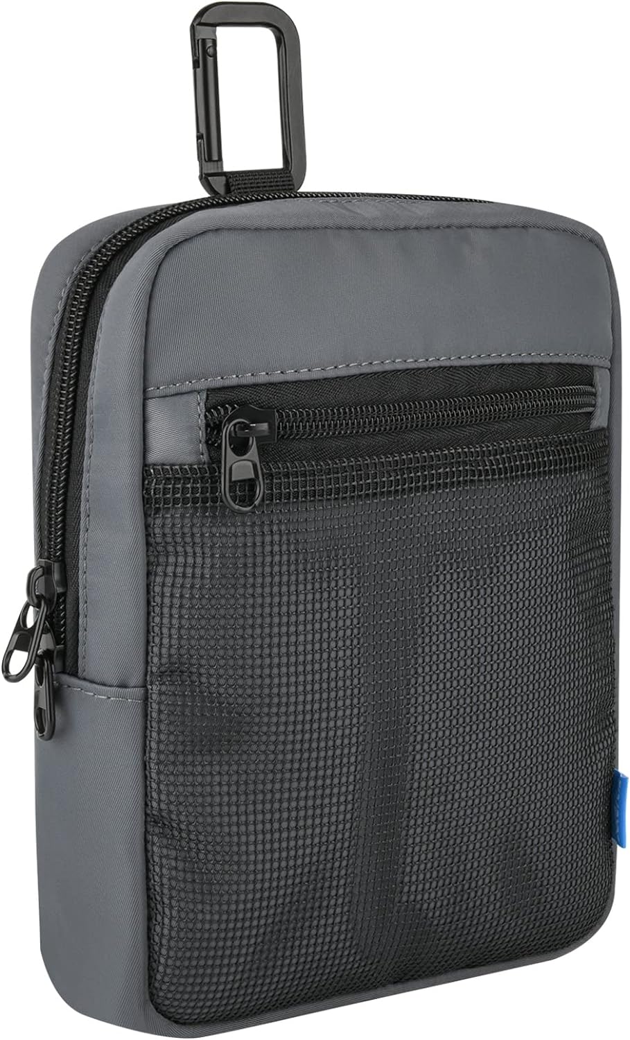 Golf Pouch Bag Multi Pocket with Clip, Durable Nylon Valuables Holder for Extra Phone, Ball, Tees, Pencils, Wallet, Ball Markers