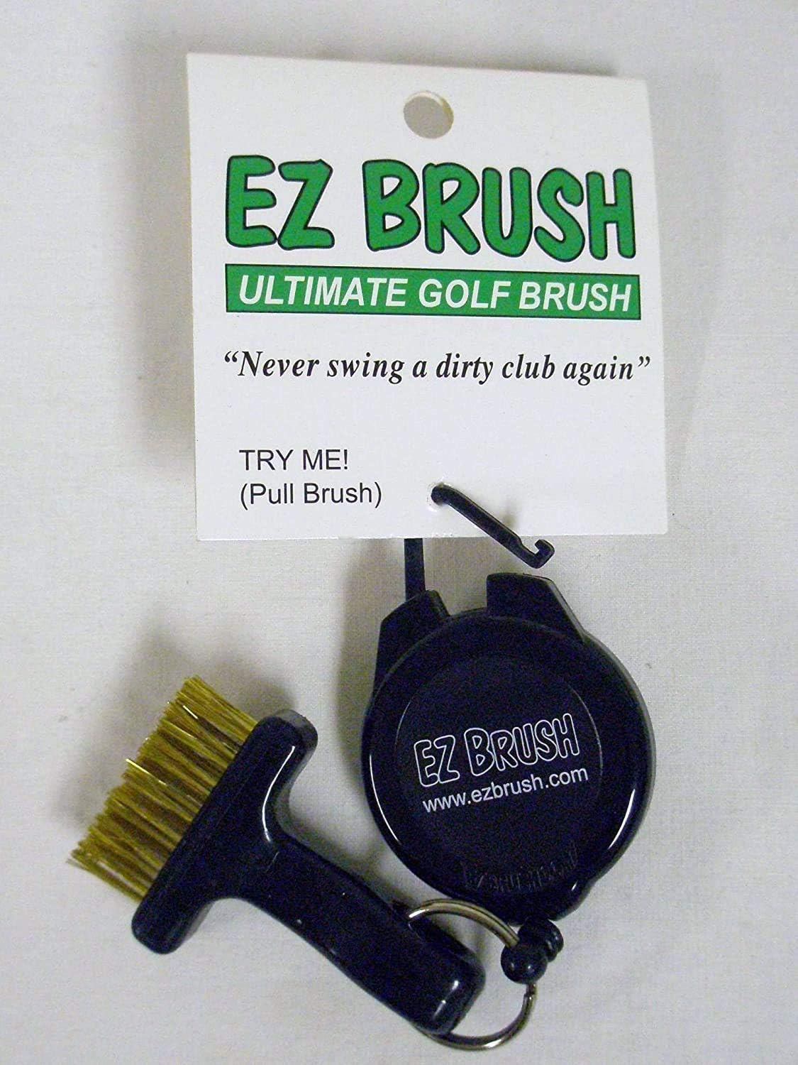 Ultimate Golf Brush Black Clip On Club Cleaning Tool New