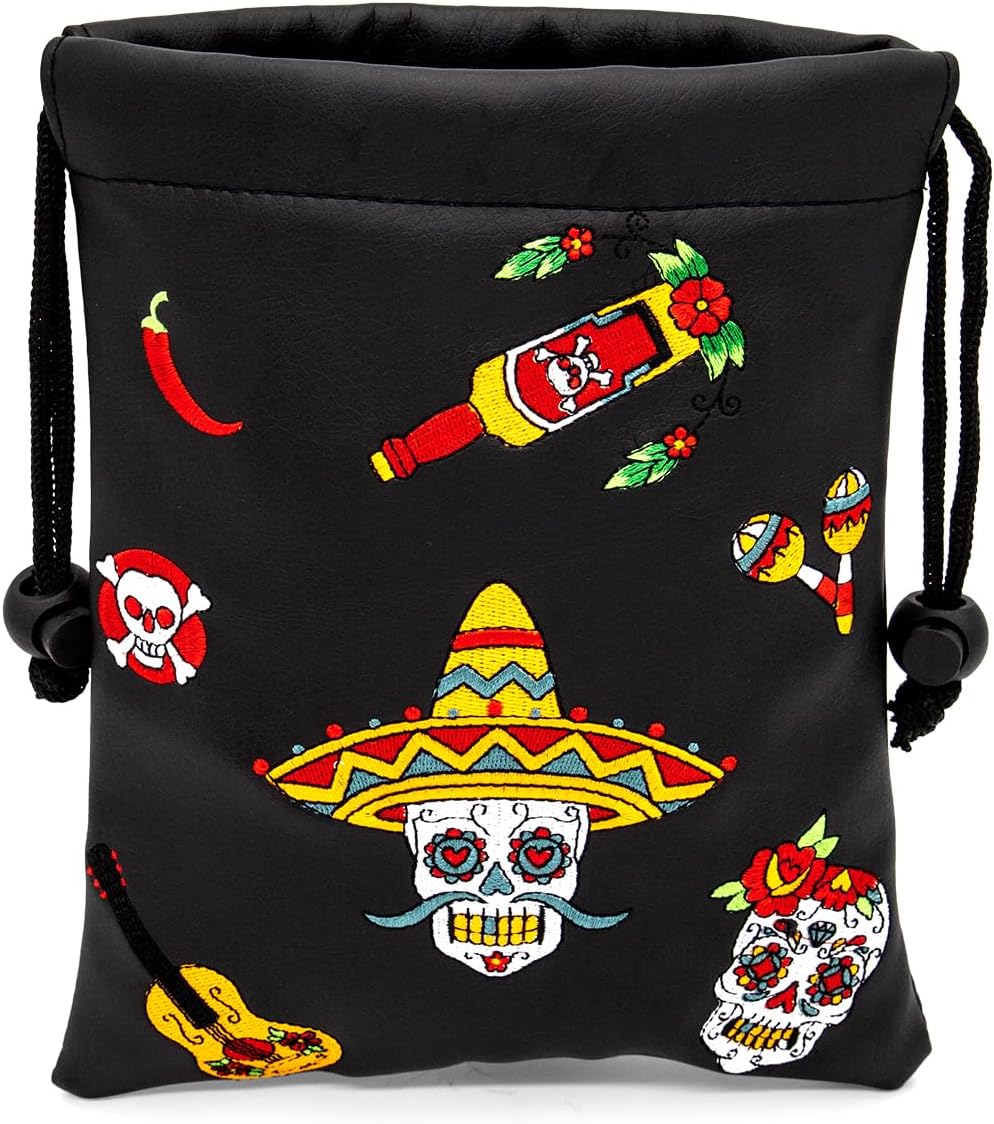 Golf Valuables Pouch, Leather Golf Tee Pouch with Drawstring Closure Golf Ball Handbag Portable Ball Pouch Golf Accessories for Men Women