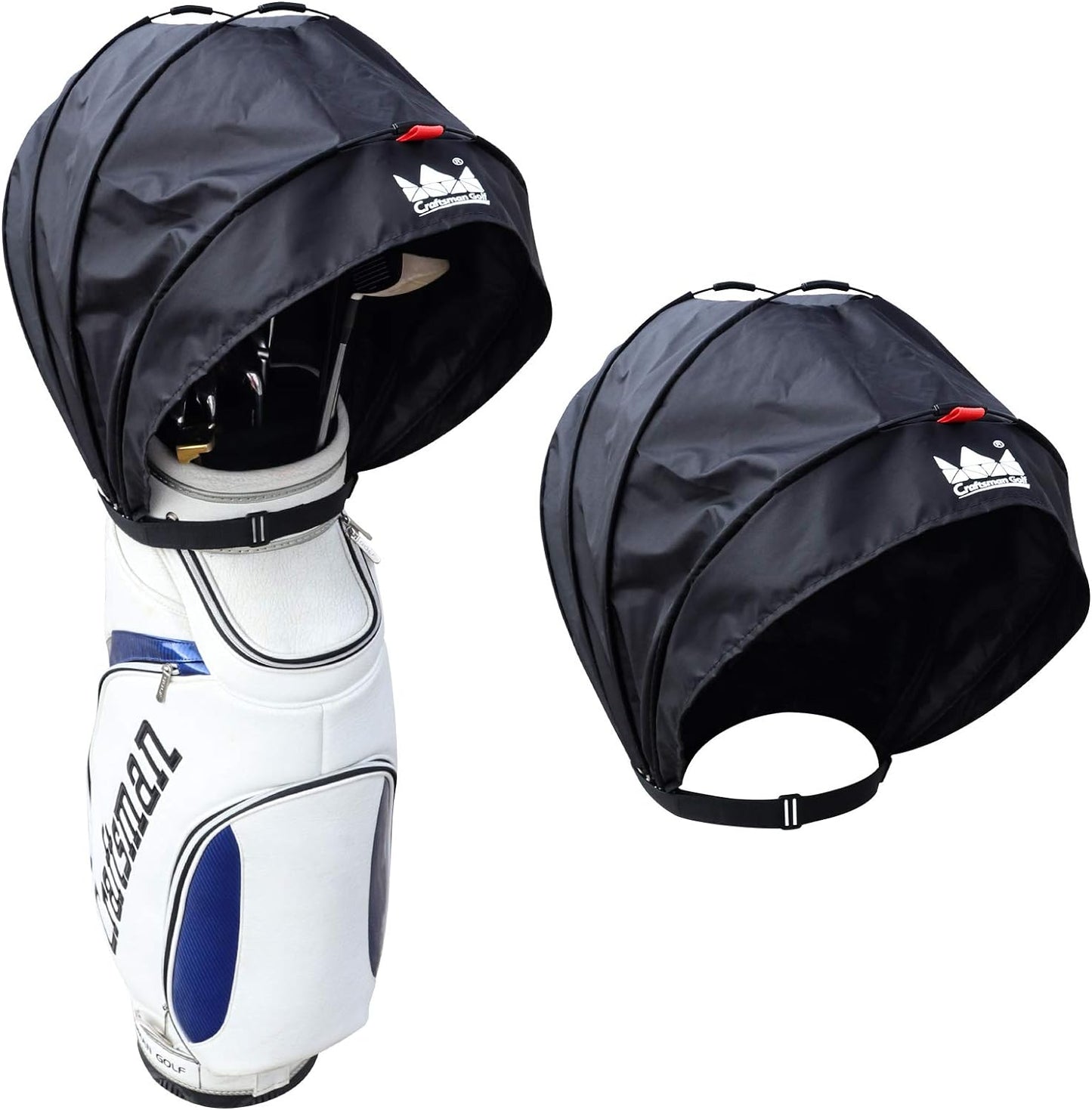 Craftsman Golf Black Waterproof and Dustproof Golf Bag Rain Hood