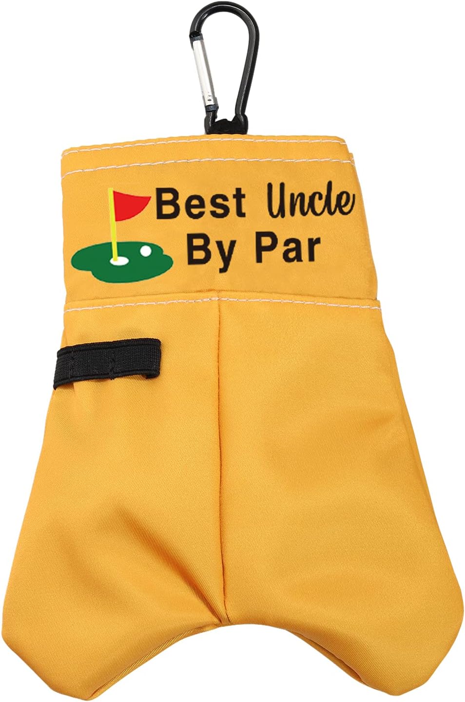 Funny Uncle Golf Gift Best Uncle By Par Golf Ball Storage Bag Golf Club Gift Ball Pouch Sack Gag Gift (Best Uncle By Par BS)
