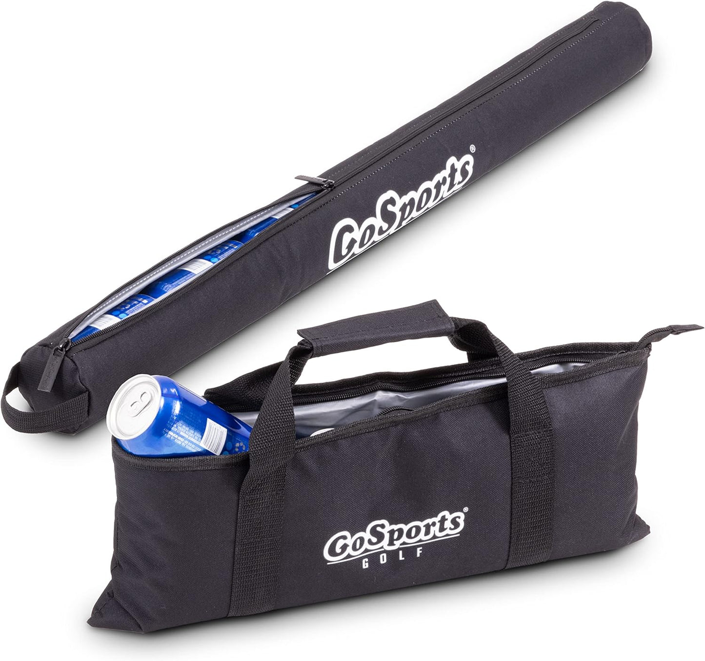 GoSports Golf Cooler Set - Beer Can Sleeve and Cooler Combo - Insulates 13 Cans in Any Golf Bag