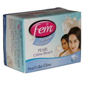 Fem Pearl Fairness Creme Bleach With Pearl & Milk 64g