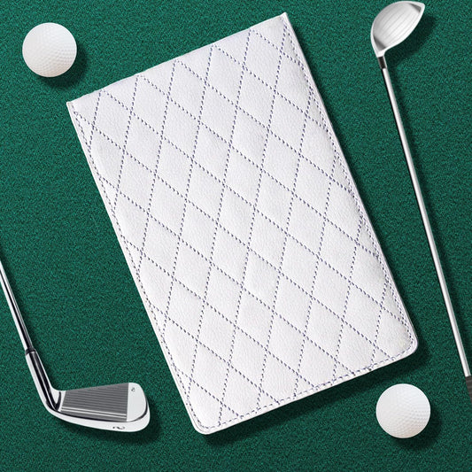 yamato Golf Scorecard Holder Leather Golf Yardage Book Cover Golf Scorecard Club Bag Accessories Great Gift for Golfers