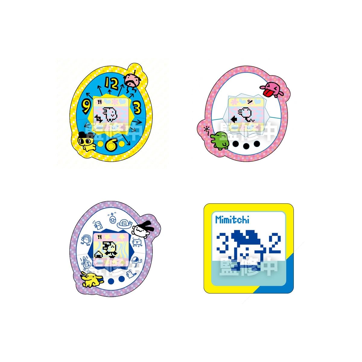 Bandai Tamagotchi Gummy Candy Toy With Die-Cut Sticker (12Pcs) Japan