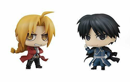 Chimi Mega Buddy Series! Fullmetal Alchemist Edward Elric & Roy Mustang Set