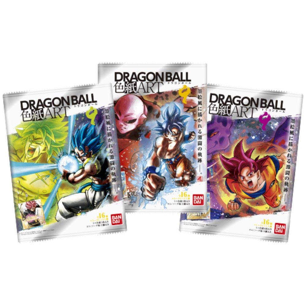 BANDAI CANDY Dragon Ball Shikishi Art Ver.9 10Pack Box Candy Toy