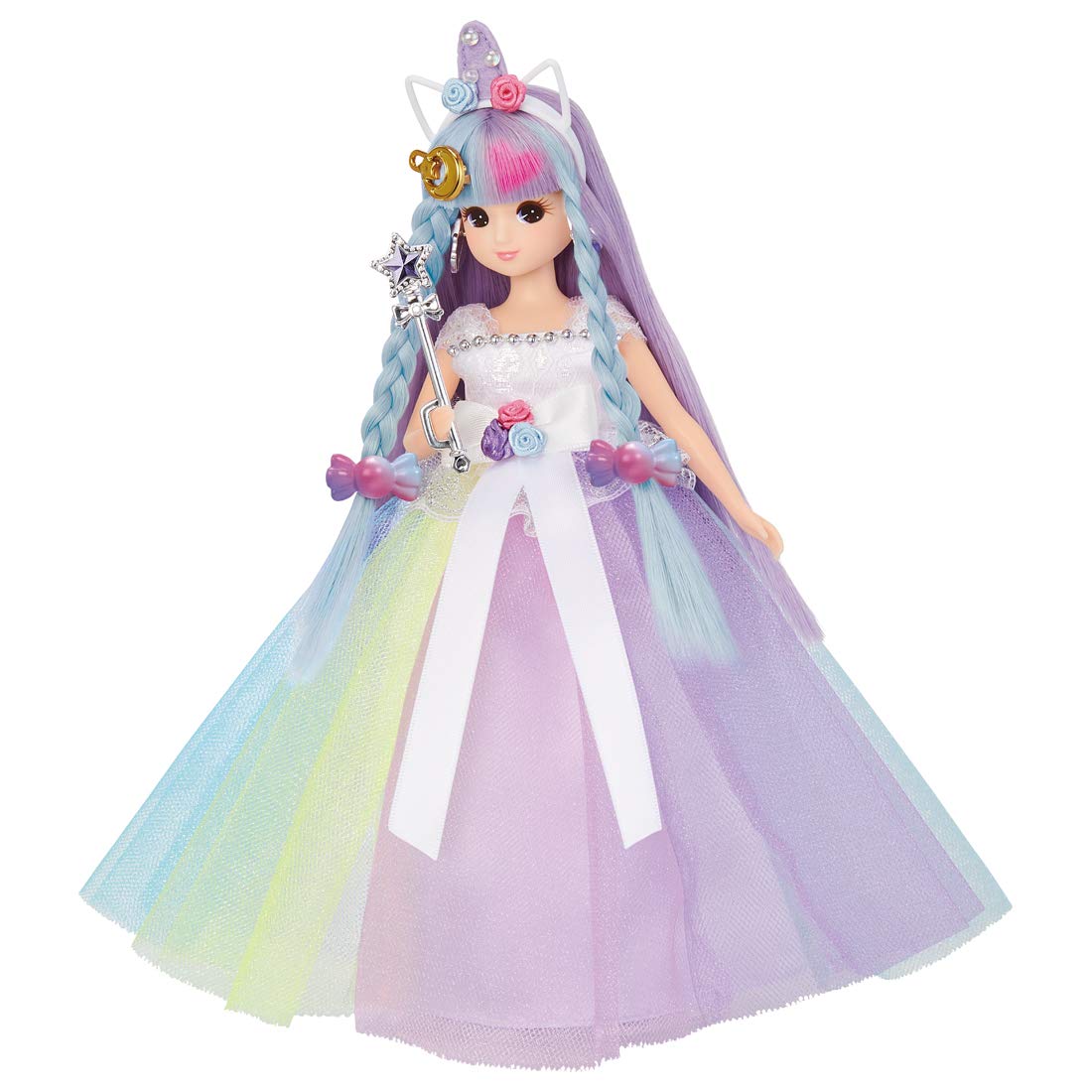 TAKARA TOMY Licca Doll Yumeiro Licca-Chan Colorful Change Delux