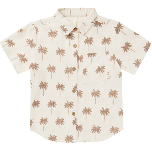 Rylee + Cru Collared Short Sleeve Shirt | Paradise