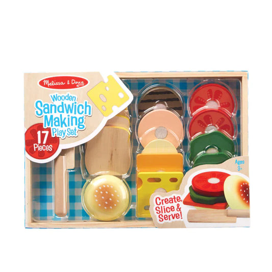 Wooden Sandwich Making Play Set