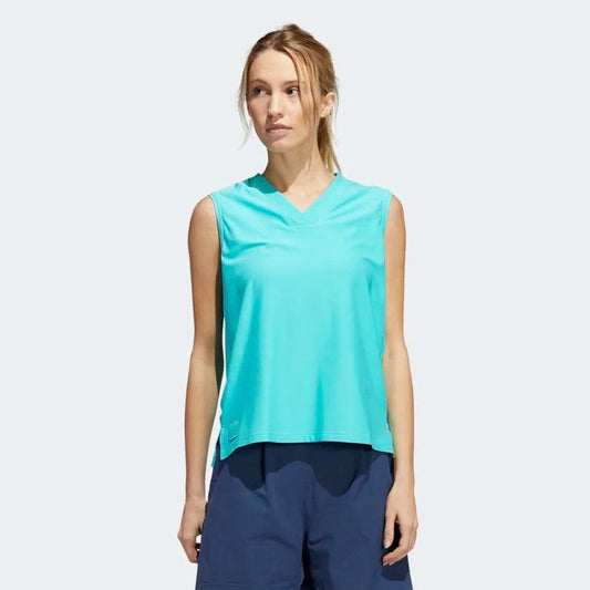Ladies Adidas Go-To Sleeveless Polo Shirt