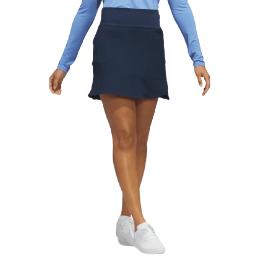 Adidas Ladies Frill Skirt - Navy