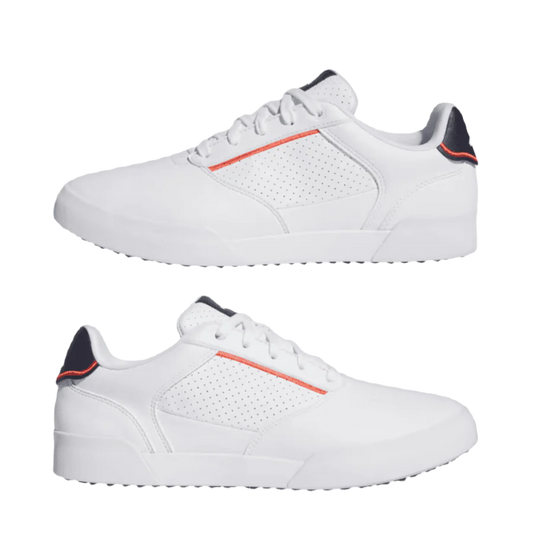 Adidas Retrocross Spikeless Golf Shoes - White/Navy