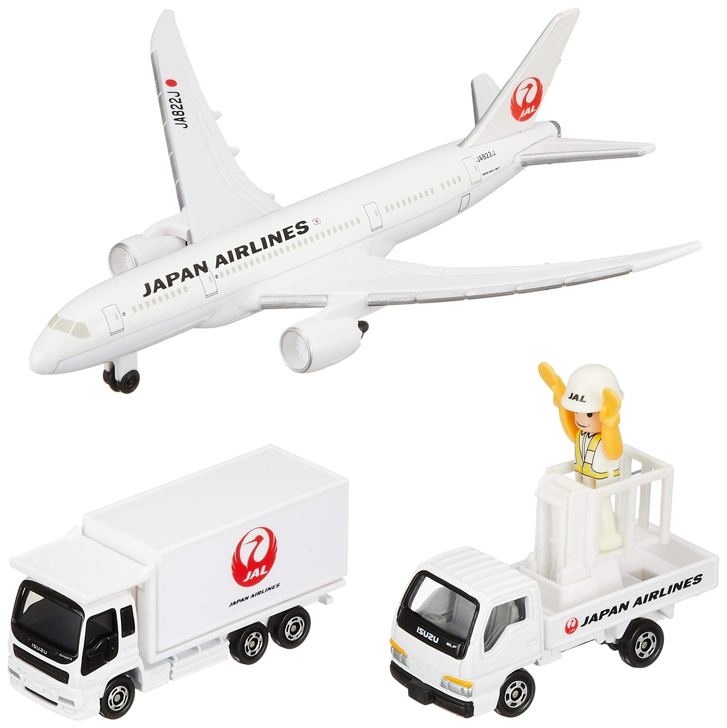 TAKARA TOMY 395683 Tomica Japan Airlines Boeing 787 Airport Set Jal