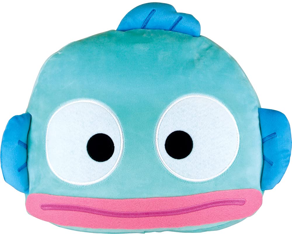 Tee&S Factory Sanrio Fluffy Face Cushion 39X11X36Cm Hangyodon Sr-5529096Hd