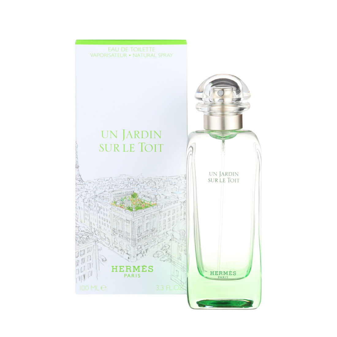 Un Jardin Sur Le Toit for Women By Hermes Eau de Toilette 3.3 oz
