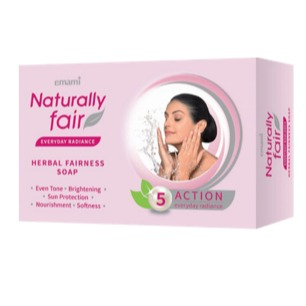 Naturally Fair Herbal Fairness Soap 75g x 4