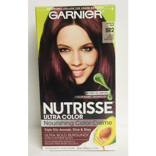 GARNIER NUTRISSE ULTRA COLOR PASSION FRUIT BR2 DARK INTENSE BURGUNDY