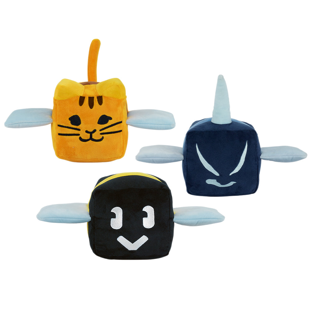 BEE SWARM - Bee Deluxe Plush Complete Set (Three Online Exclusive 5.5" Plushies, Limited Availability, Series 1)