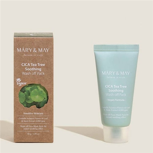 Mary&May - Cica Tea Tree Soothing Wash Off Mask Pack 30g