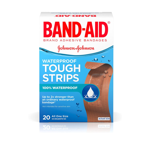 BAND AID WATER BLOCK TOUGH STRIPS 20PCS