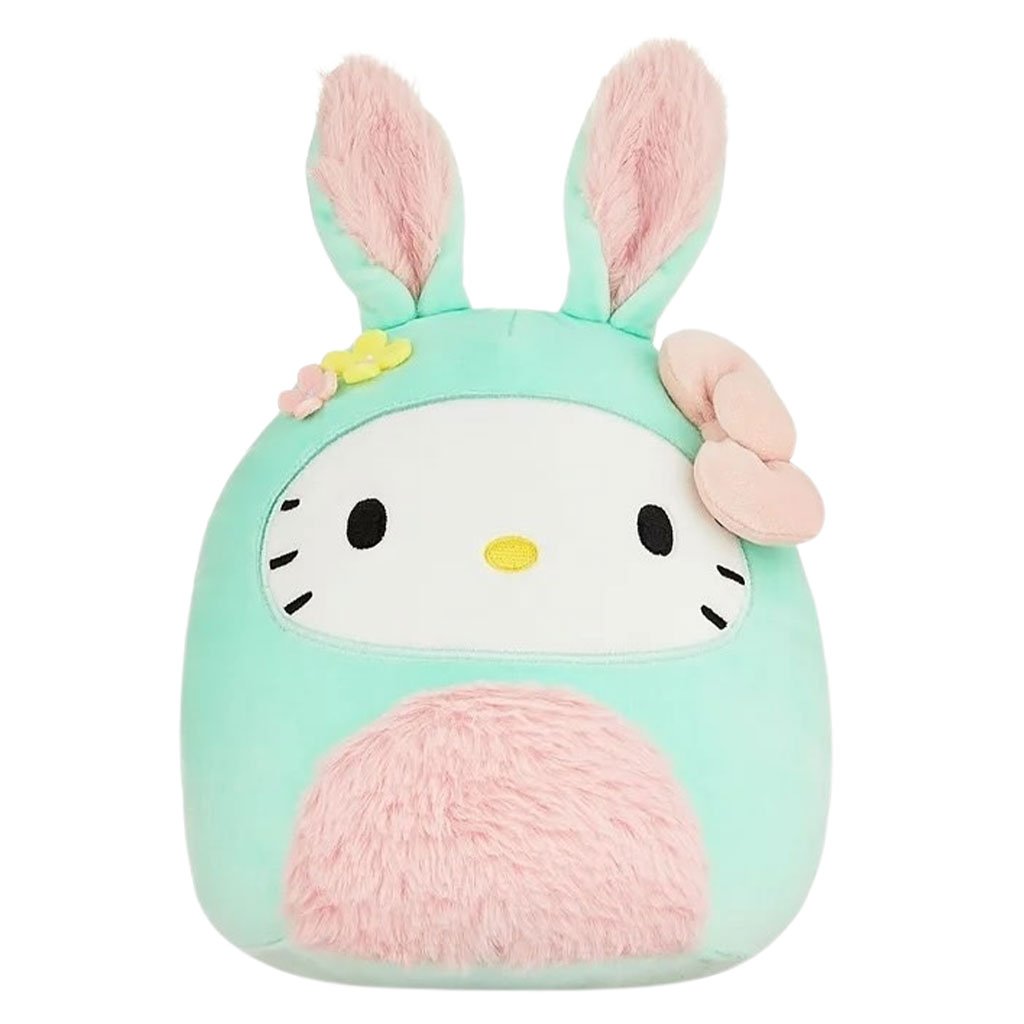 Squishmallows Sanrio Easter 8" Hello Kitty Easter Bunny Plush Toy