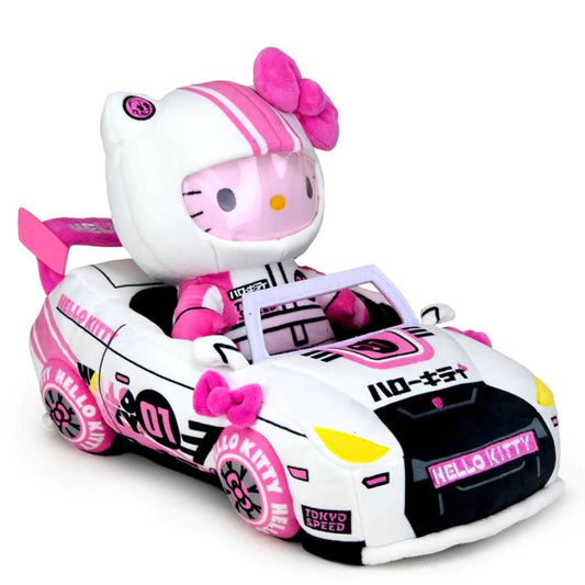 Kidrobot Sanrio 13" Hello Kitty Tokyo Speed Racer Plush Toy
