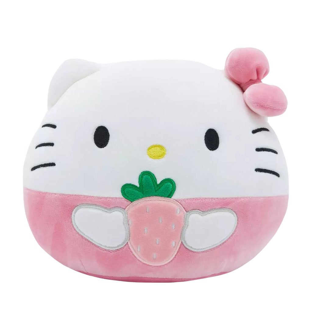 Squishmallows Sanrio 8" Hello Kitty Strawberry Plush Toy