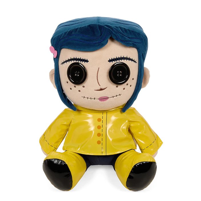 Kidrobot Laika 13" Coraline with Button Eyes Plush Toy