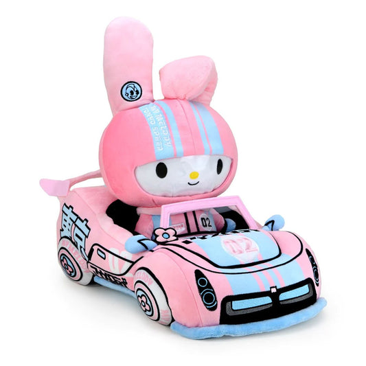 Kidrobot Sanrio 13" Hello Kitty and Friends My Melody Tokyo Speed Racer Plush Toy