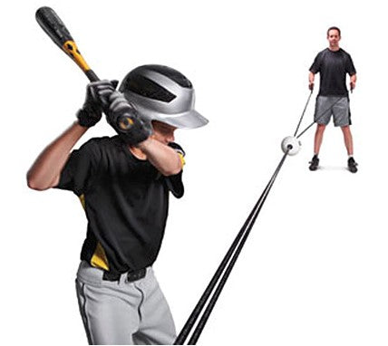 Drawstring baseball hit training device - Blue Force Sports