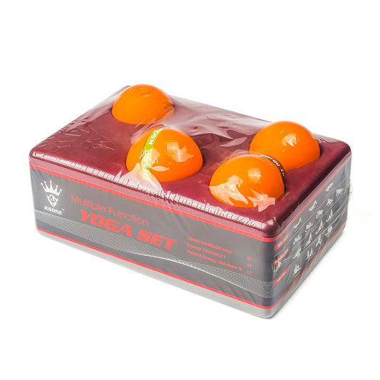 Fascia Ball Eva Set Deep Muscle Relaxation Shoulder Cervical Back Massage Stretching Tool Yoga Brick - Blue Force Sports