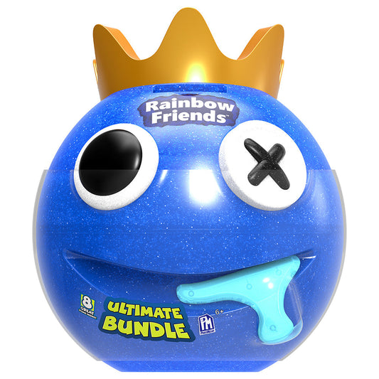 RAINBOW FRIENDS - Blue Ultimate Head Bundle (Piggy Bank Case w/ 8 Items, Series 1) [Online Exclusive]