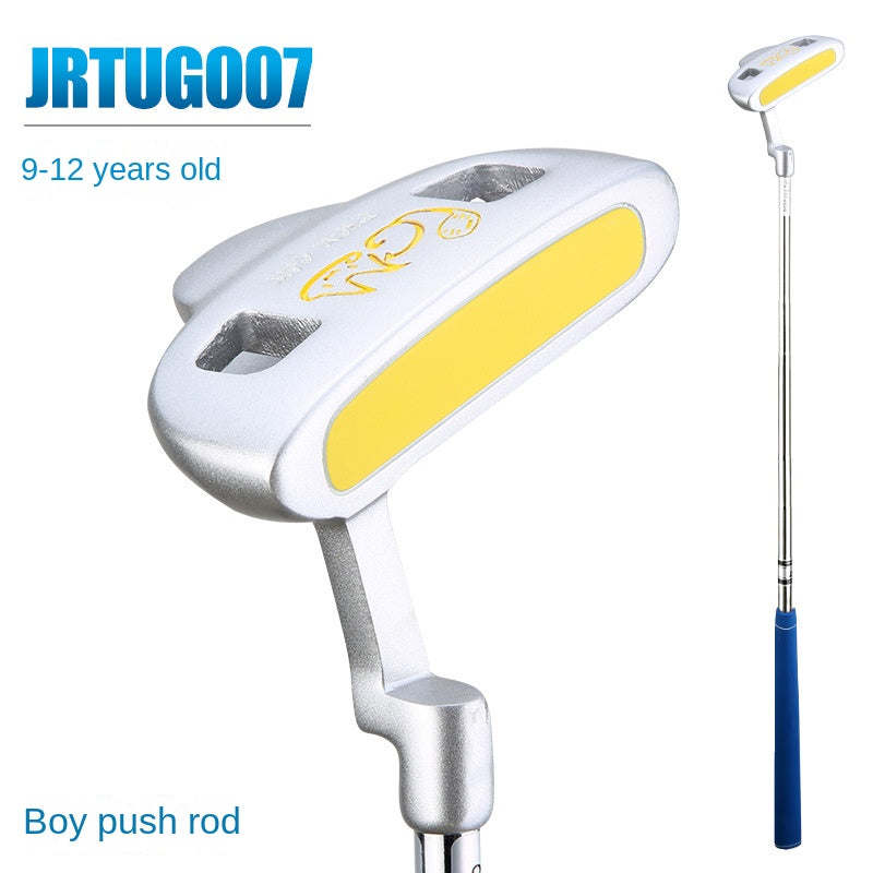 Golf Children Start To Learn The Cue Club - Blue Force Sports