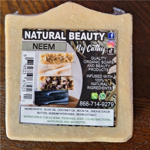 Natural Beauty By Cathy Organic Neem Handmade Soaps