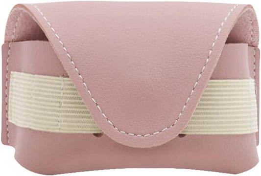 Golf Ball Waist Bag, Lightweight PU Leather Golf Ball Case Waist Holder Bag Portable Golf Storage Pouch Golf Tee Bag for Adults Mini Waist Bag for Golf Balls Sports Accessories