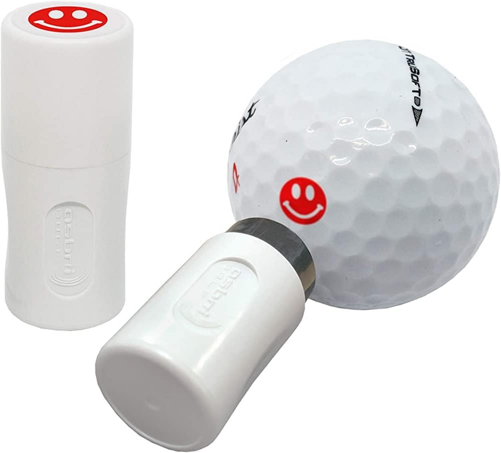 Happy Face Ball Stamper - Red